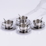 Детский чайный сервиз из нержавеющей стали, ударопрочный семейный фруктовый чай, чайник, дорожная портативная чайная чашка, защита от ожогов