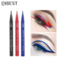QIBEST 12 Color Liquid Eyeliner Pen Waterproof Easy To Wear