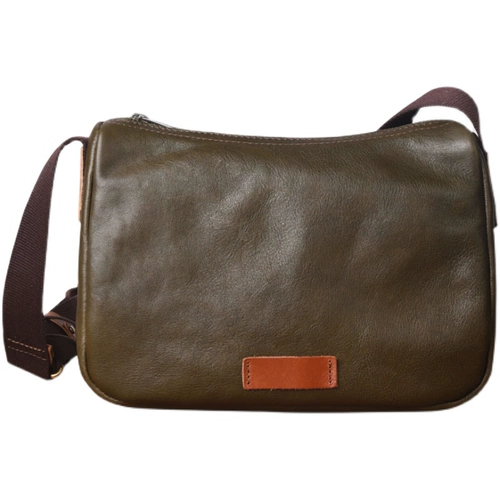 Сумка через плечо, ретро сумка на одно плечо, из натуральной кожи, премиум класс