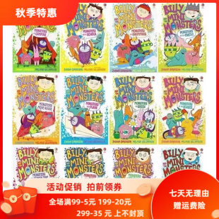 Английская оригинальная детская книга Billy and Monster Billy and the Mini Monsters 12 томов аудиокнига