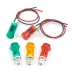 Đèn tín hiệu MDX-14A mở 12,5mm tủ khử trùng tủ lạnh tủ đông điện hoạt động đèn báo 220V loại thẻ 