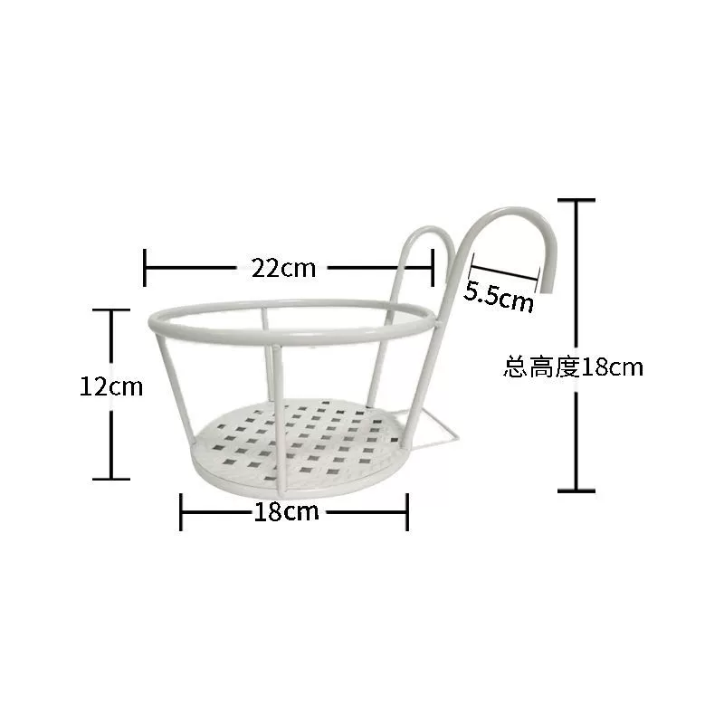 Ưu đãi đặc biệt Lan can ban công giá treo hoa giá đựng đồ giá treo chậu hoa giá treo bậu cửa sổ giá treo lan can chậu hoa giá đỡ giá lưới an toàn hoà phát 