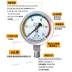 Được tùy chỉnh
            Đồng hồ đo áp suất thép không gỉ An Huy Tiankang YB-100 đồng hồ đo áp suất nước chống sốc xuyên tâm đồng hồ đo áp suất thủy lực đồng hồ đo áp suất chân không đồng hồ đo áp suất âm 