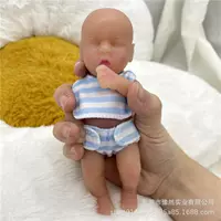 Реалистичная маленькая успокаивающая плюшевая кукла для младенца из пластика, 6 дюймовая, 15 см