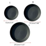 Пластиковая растяная блюдная поддон 6/8/12 дюйма цветочного горшка.