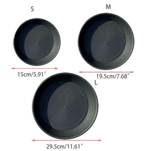 Пластиковая растяная блюдная поддон 6/8/12 дюйма цветочного горшка.