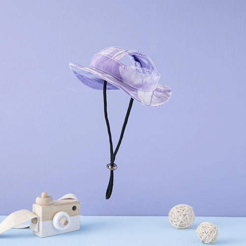 PET милый выставленные уши hat hat anti -falling может настроить бассейн -кепку для солнцезащитного крема для собаки против