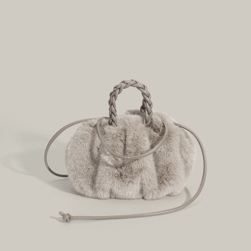 Di alta qualità per le donne 2023 Nuova tendenza moda casual peluche versatile monospalla borsa a tracolla a catena_voghion.com