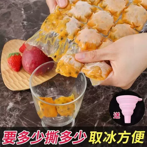 Одноразовая сумка для льда для домашнего использования, фруктовые кубики льда, форма