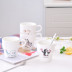 Cốc cà phê văn phòng nhà uống cốc nước gốm stack cup đơn giản động vật nhỏ với muỗng không bao gồm sáng tạo cốc sữa Tách