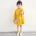 Áo khoác bé gái mùa xuân 2019 mới siêu ngoại phiên bản Hàn Quốc dành cho trẻ em mùa xuân và mùa thu dài phần bé gái công chúa áo gió - Áo khoác Áo khoác