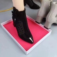 Сетчатые тонкие сапоги, дышащая обувь, танцующие летние туфли, ботинки, из натуральной кожи, мягкая подошва