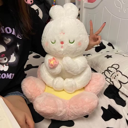 Плюшевый кролик, успокаивающая подушка, тряпичная кукла для сна для друга