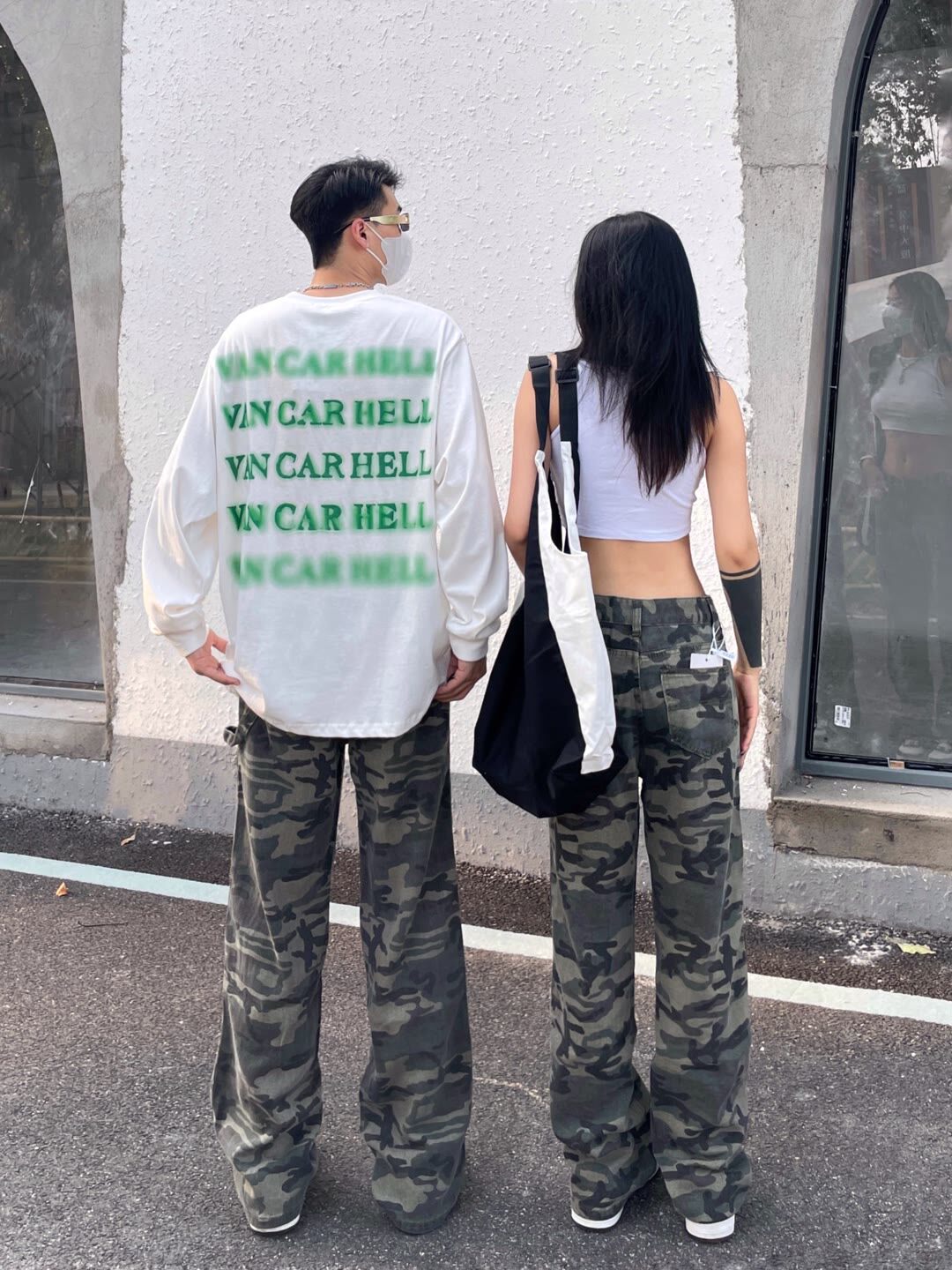 美式高街迷彩细节图