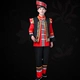 New Miao trang phục nam thiểu số trang phục biểu diễn Zhuang trang phục của nam giới Yi Li dân tộc hiệu suất quần áo bầu không khí