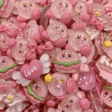 Розовый кремовый чехол для телефона с бантиком, детский набор материалов, заколка для волос ручной работы, «сделай сам»