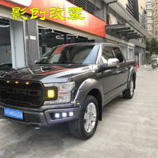 Накладки на колесные арки 猛禽f150改装叶子板轮眉宽体装饰