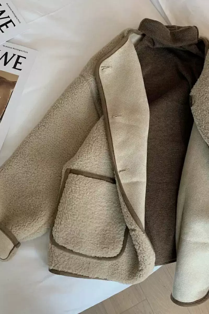 Деми-сезонное бархатное короткое пальто, стиль Шанель, для тинейджеров