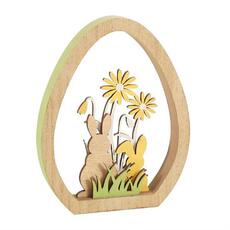 Штуцер трубы wooden easter egg bunny