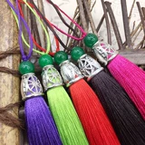 Высококлассная китайская шелковая подвеска с кисточками из грецкого ореха, ткань, фонарь