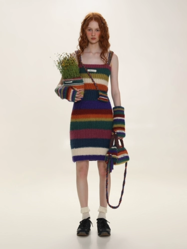 Ретро сумка на одно плечо, радужная барсетка, ремешок для сумки, изысканный стиль