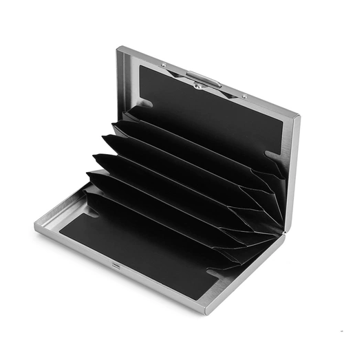 Универсальный картхолдер из нержавеющей стали, изысканная портативная металлическая сумка через плечо, анти-кража, коллекция 2022, популярно в интернете