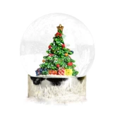 Музыкальный настольный мяч для водного поло, рождественский подарок, подарок на день рождения, со снежинками