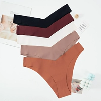 Seamless Panties for Women Ice Silk Low Waist Underwear Fitn