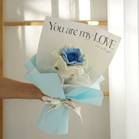 Национальный градиент розовой градиент синие продукты+упаковка цветов