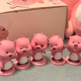 Милая розовая кукла, ручка, фигурка, оригинальная игрушка, енот, подарок на день рождения