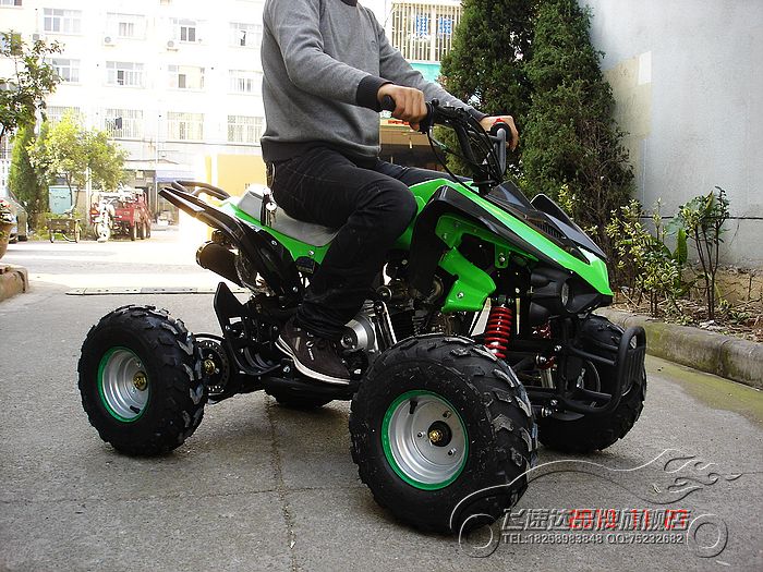 Nâng cấp dầu lạnh 125 nhỏ Mars ATV 10 inch F1 nhôm bánh xe đôi bốn bánh xe máy off-road xe dụng cụ nhôm hàng moto trẻ em