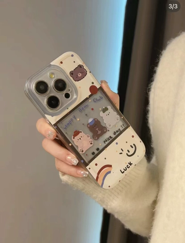 Apple, рождественский совместимый iPhone 15, чехол для телефона, силиконовый милый iPhone13 Pro, с медвежатами, iphone, 13, 11, 15plus, 8, защита при падении