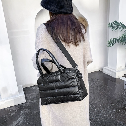 Модная Quiltd хлопковая мягкая мешка Nylon Messenger Women Women Larg