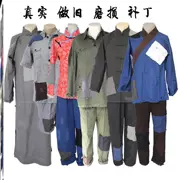 Jigong quần áo bộ hoàn chỉnh của trang phục ăn xin rách nát, quần áo ăn xin, trẻ em cổ xưa của nam đạo cụ biểu diễn, miếng vá băng đảng ăn xin