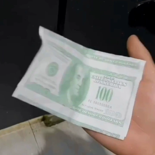 Бумажное полотенце в долларах США, креативная туалетная бумага в долларах, забавное развлечение, бумажное полотенце, красивый нож, деньги, бумажное полотенце, деньги, туалетная бумага