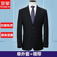 Черная куртка, галстук