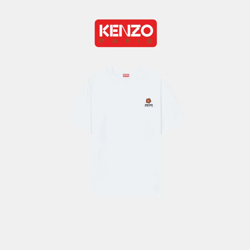 KENZO Kenzo, классическая футболка для мужчин и женщин с круглым вырезом, цветочная, оверсайз, для любимых