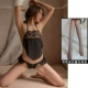 Bộ đồ ngủ cho nữ 2023 mùa hè mới trên Internet nổi tiếng Bộ hai mảnh lụa băng treo váy ngủ dành cho người nhỏ bụng bao gồm
