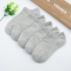 Vớ nữ Hàn Quốc vớ cotton mùa hè mỏng học sinh thuần trắng thể thao vớ cotton thấp top nông miệng vô hình vớ thuyền - Vớ bông