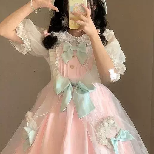 Искусственный дизайн милое платье, стиль Lolita, Lolita Jsk, эффект подъема