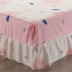 Phiên bản Hàn Quốc của công chúa váy ngủ trải giường đơn mảnh bảo vệ 1,5 1,8 mét không phai không co lại không co lại không co lại Váy Petti