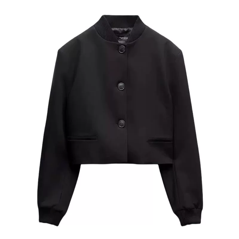 ZARA Осенний дизайн короткий костюм, пиджак, городской стиль, тренд сезона