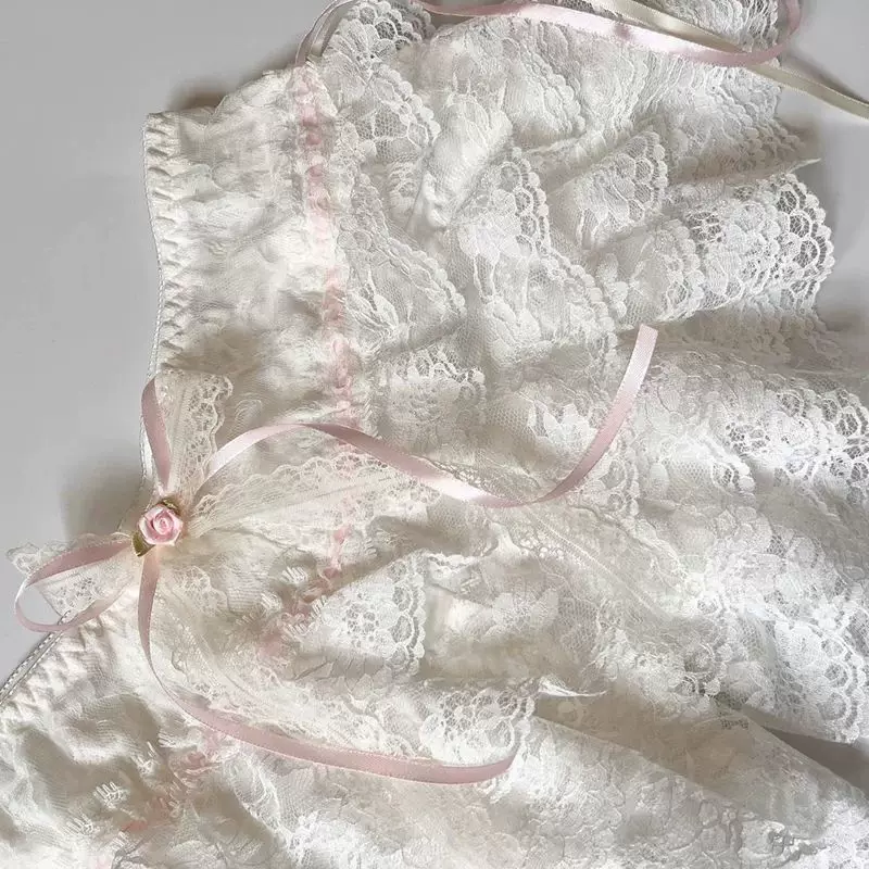 Коттеджная кокетка Y2K 00s винтажные шорты для женщин, милое кружево LACE TR