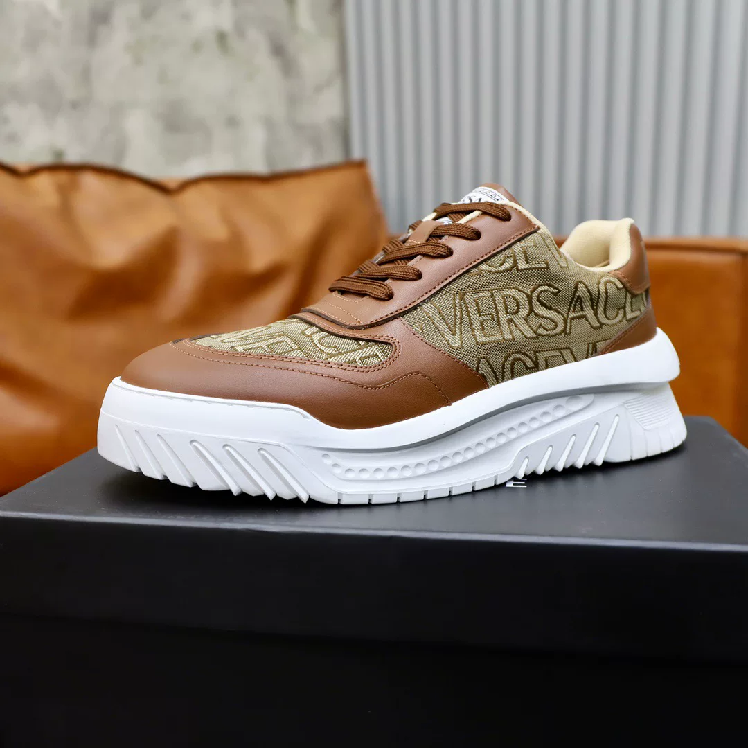 Versace/范思哲 Sports fashionable universal trend white shoes