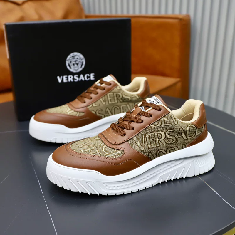 Versace/范思哲 Sports fashionable universal trend white shoes