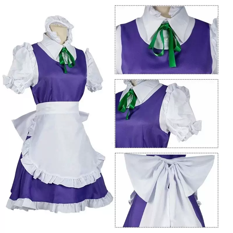 Косплей костюм Изайои Сакуя из аниме Touhou Project