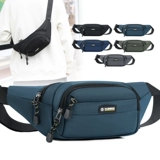 Вместительная и большая поясная сумка подходит для мужчин и женщин, спортивная нагрудная сумка, водоотталкивающий кошелек, защитная сумка