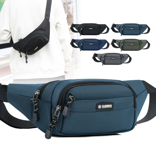 Вместительная и большая поясная сумка подходит для мужчин и женщин, спортивная нагрудная сумка, водоотталкивающий кошелек, защитная сумка