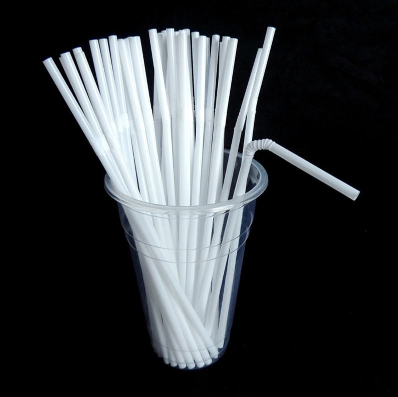 Пластиковая белая соломинка, 2000 штук, Кола