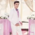 Photo Studio Photo Dress Người đàn ông Hàn Quốc Slim Suit Hiệu Casual Host Hai mảnh tiếng Anh Suit Set